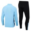 West Ham United Quarter Zip Trenings Collegegenser Set 23-24 Blå - Herre